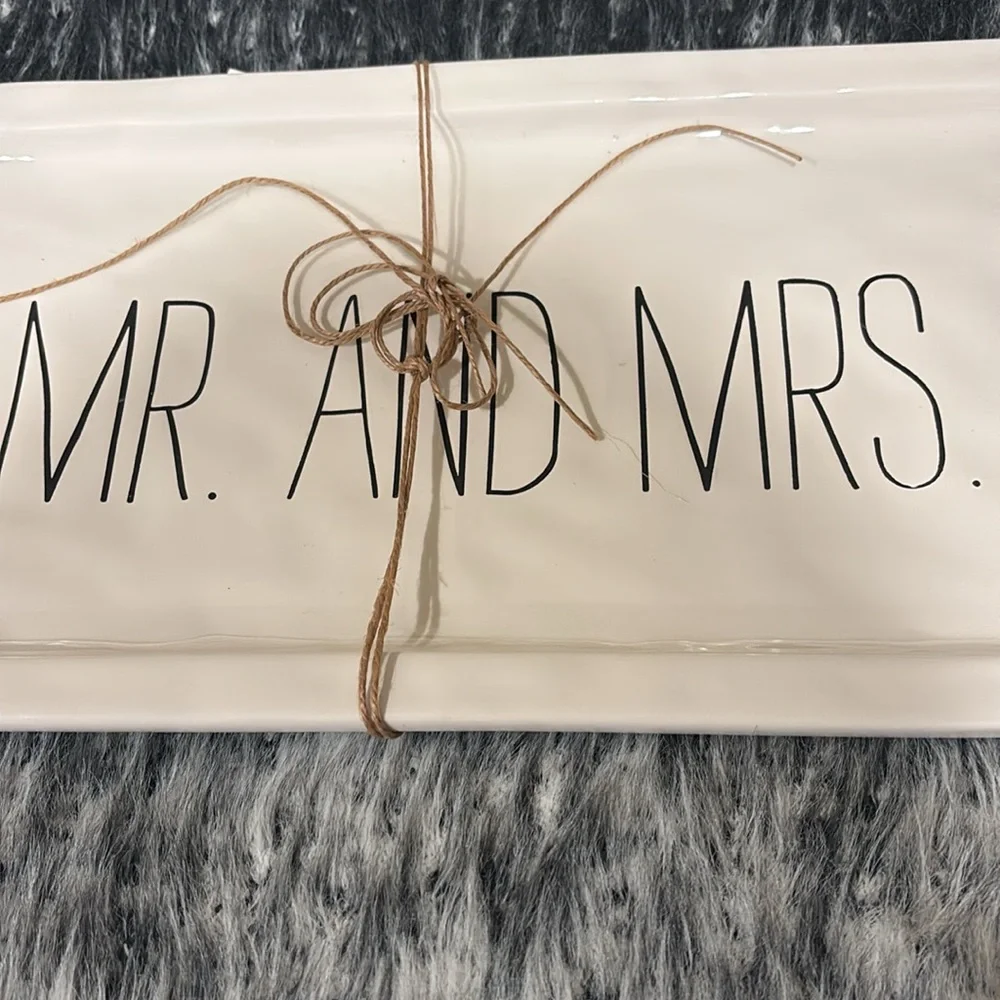 Pier1‎ Imports Mr and Mrs Serving Platter